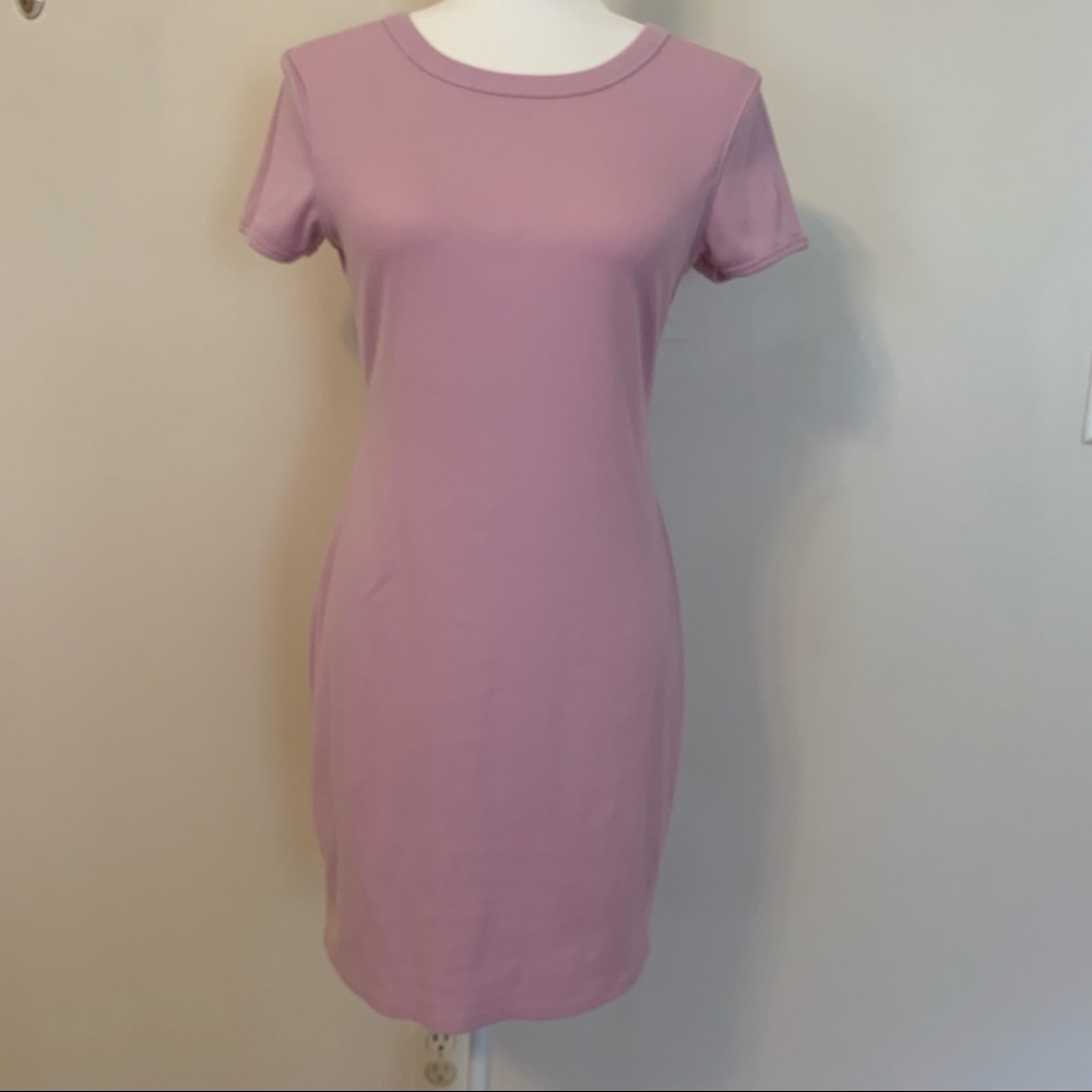 Women’s Pink/Blush Dress midi body con